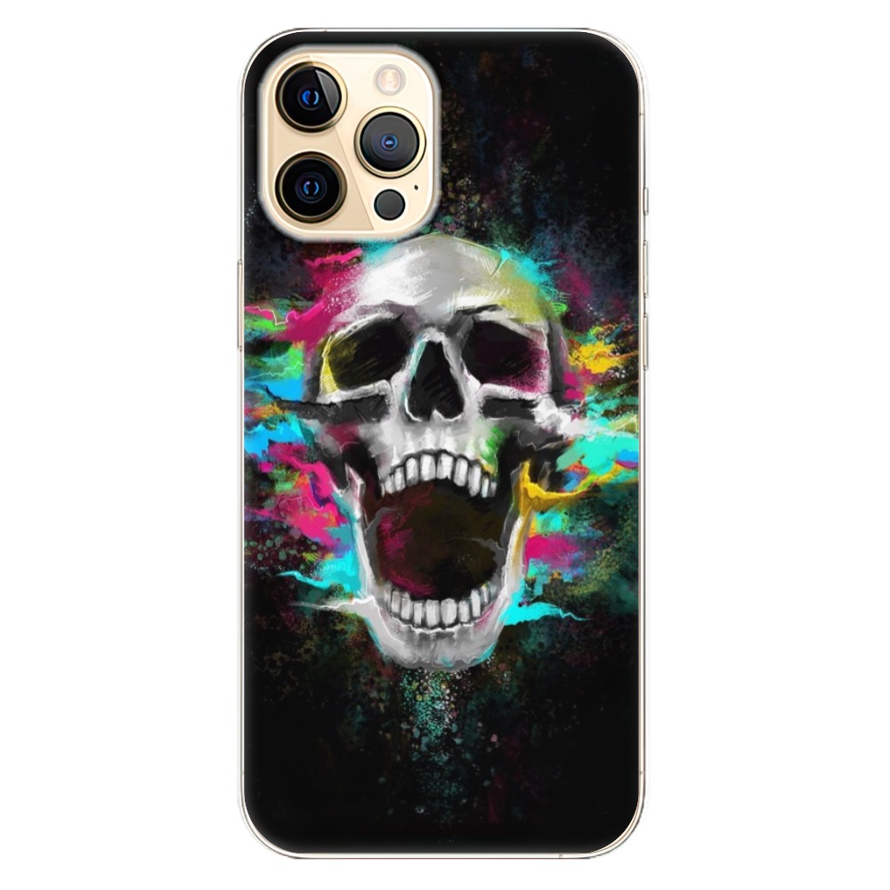 Odolné silikónové puzdro iSaprio - Skull in Colors - iPhone 12 Pro Max
