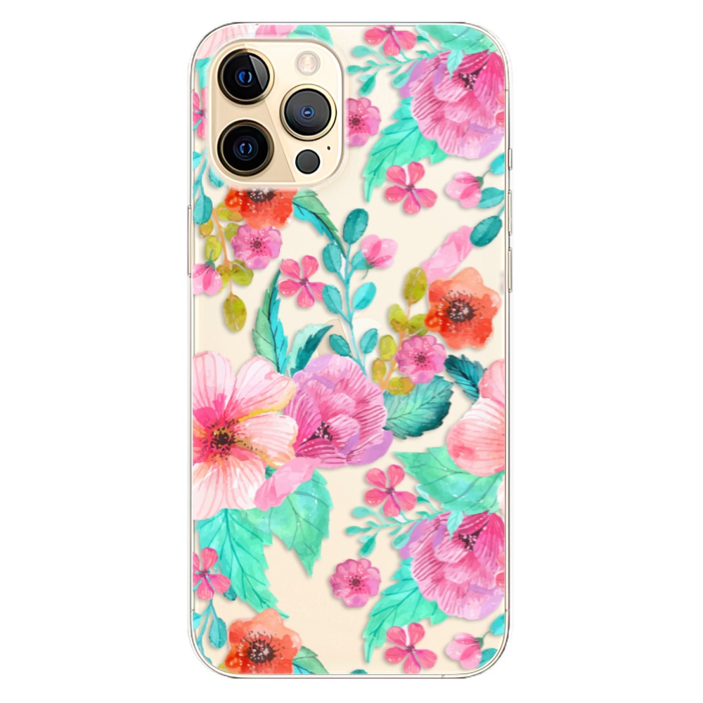 Odolné silikónové puzdro iSaprio - Flower Pattern 01 - iPhone 12 Pro Max