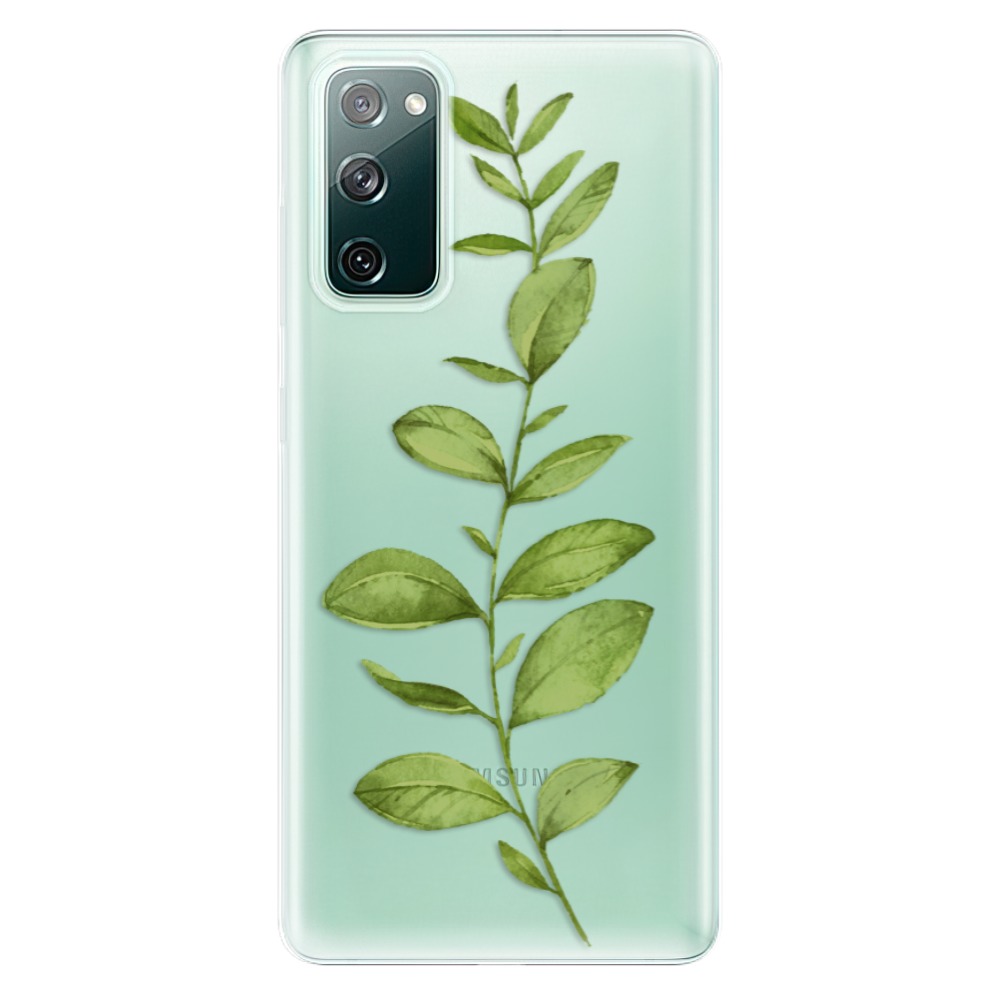 Odolné silikónové puzdro iSaprio - Green Plant 01 - Samsung Galaxy S20 FE