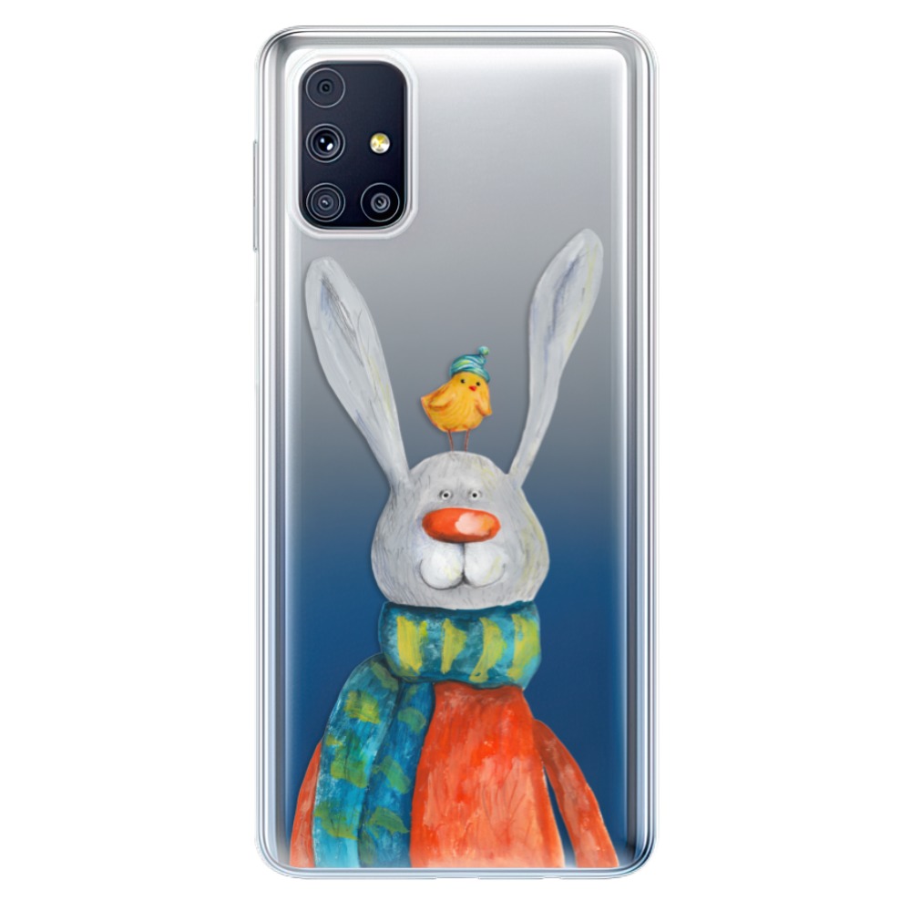 Odolné silikónové puzdro iSaprio - Rabbit And Bird - Samsung Galaxy M31s