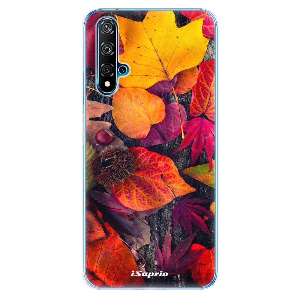 Odolné silikónové puzdro iSaprio - Autumn Leaves 03 - Huawei Nova 5T