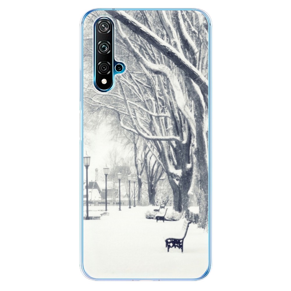 Odolné silikónové puzdro iSaprio - Snow Park - Huawei Nova 5T