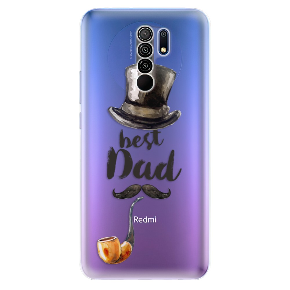 Odolné silikónové puzdro iSaprio - Best Dad - Xiaomi Redmi 9