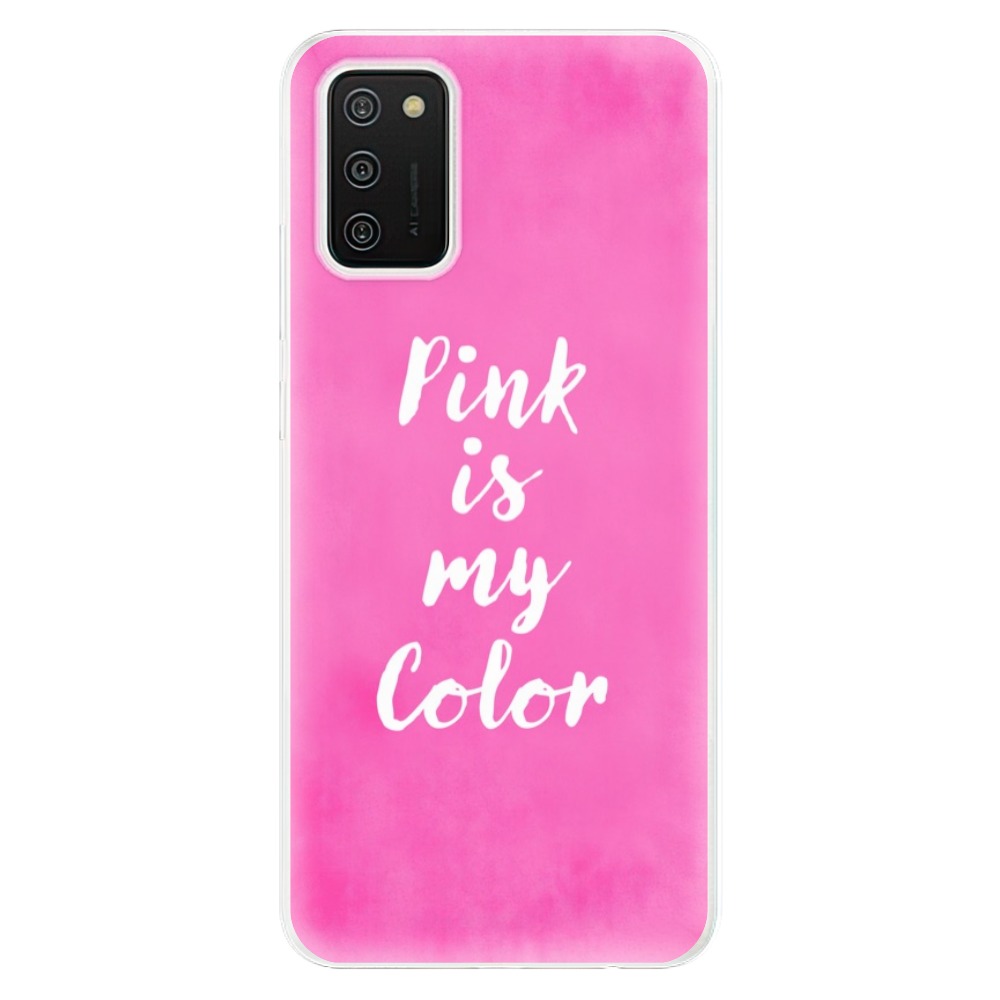 Odolné silikónové puzdro iSaprio - Pink is my color - Samsung Galaxy A02s