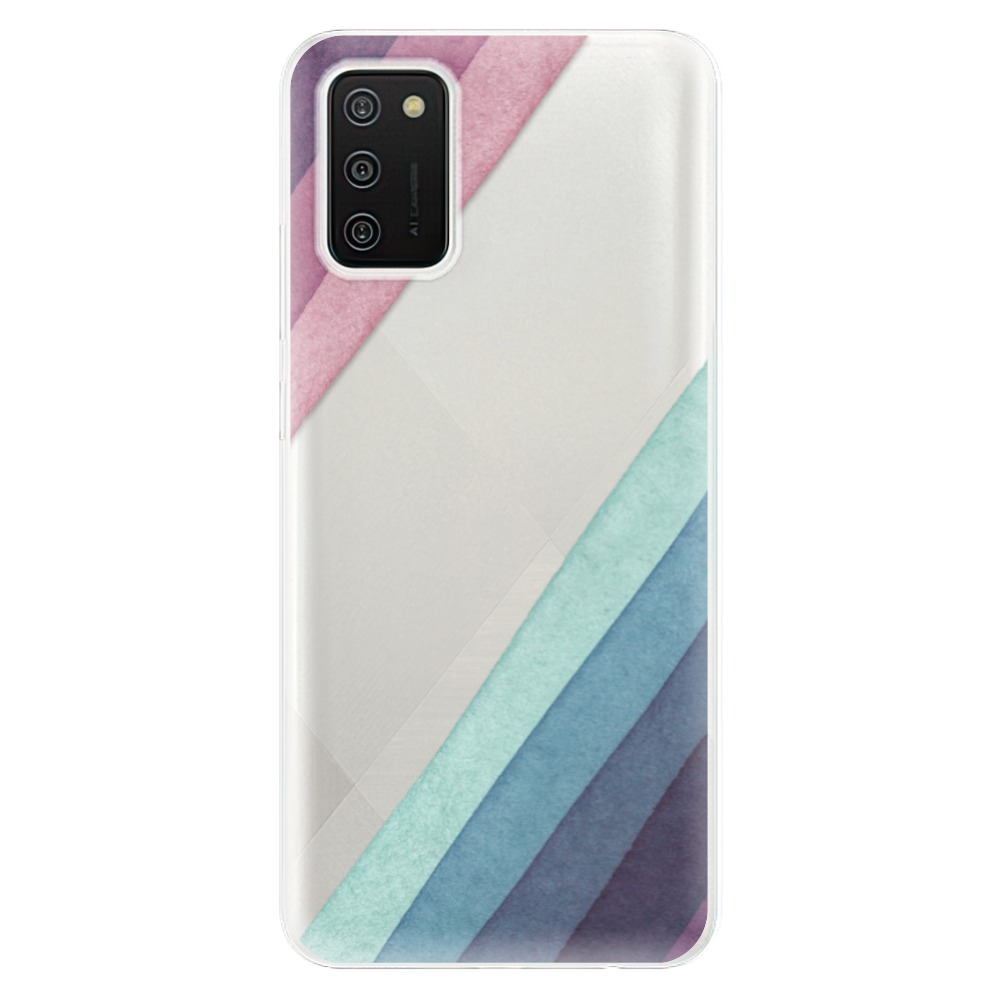 Odolné silikónové puzdro iSaprio - Glitter Stripes 01 - Samsung Galaxy A02s