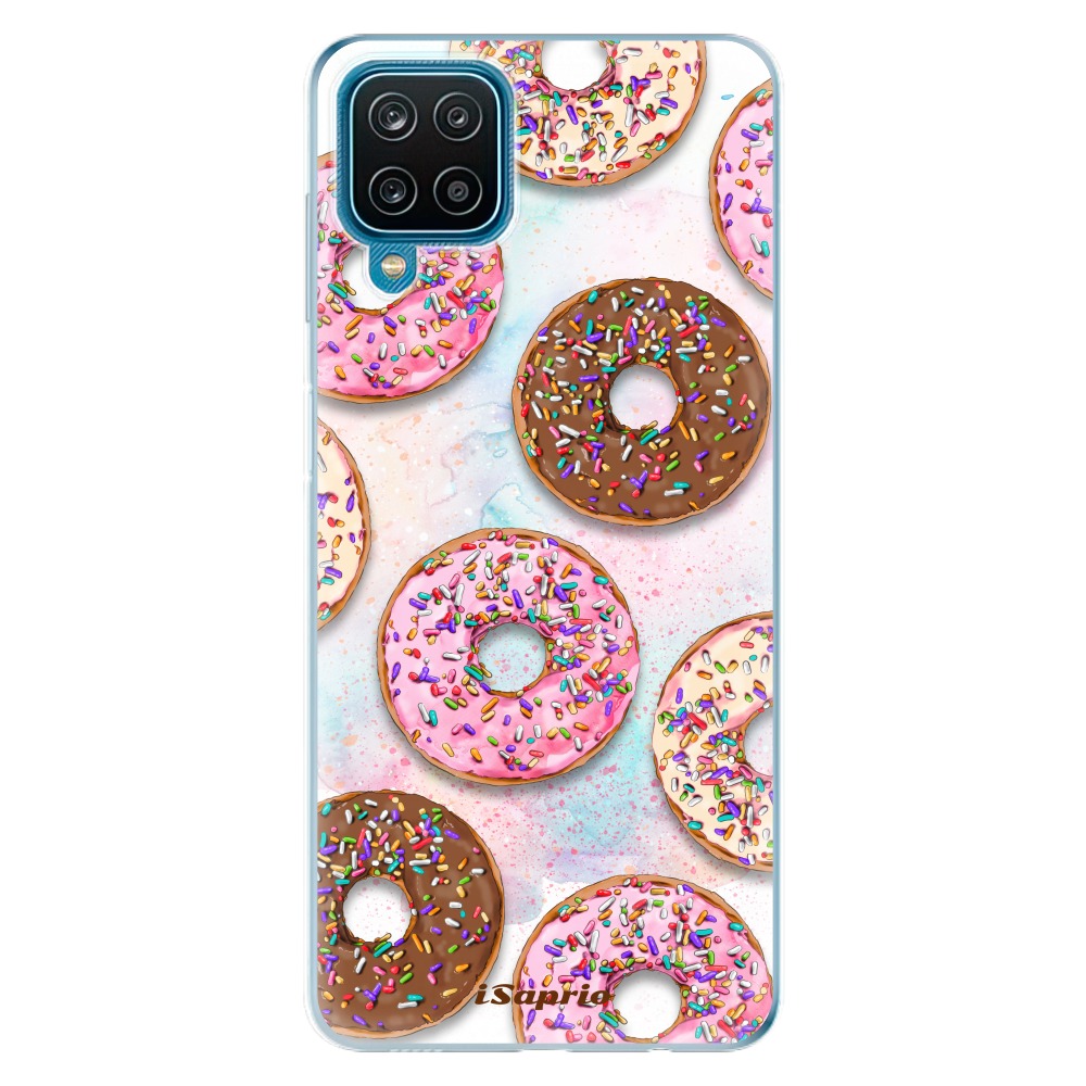 Odolné silikónové puzdro iSaprio - Donuts 11 - Samsung Galaxy A12