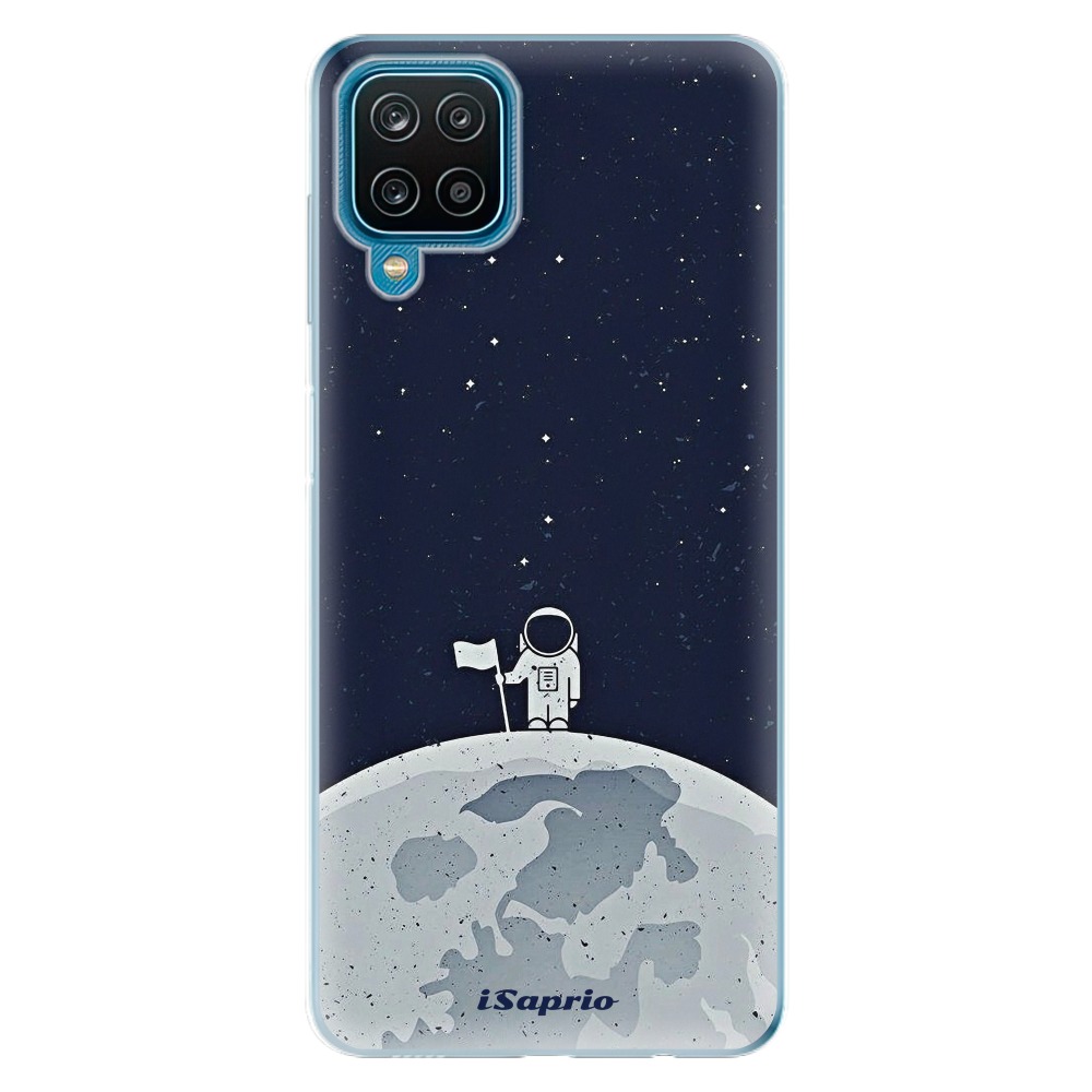 Odolné silikónové puzdro iSaprio - On The Moon 10 - Samsung Galaxy A12