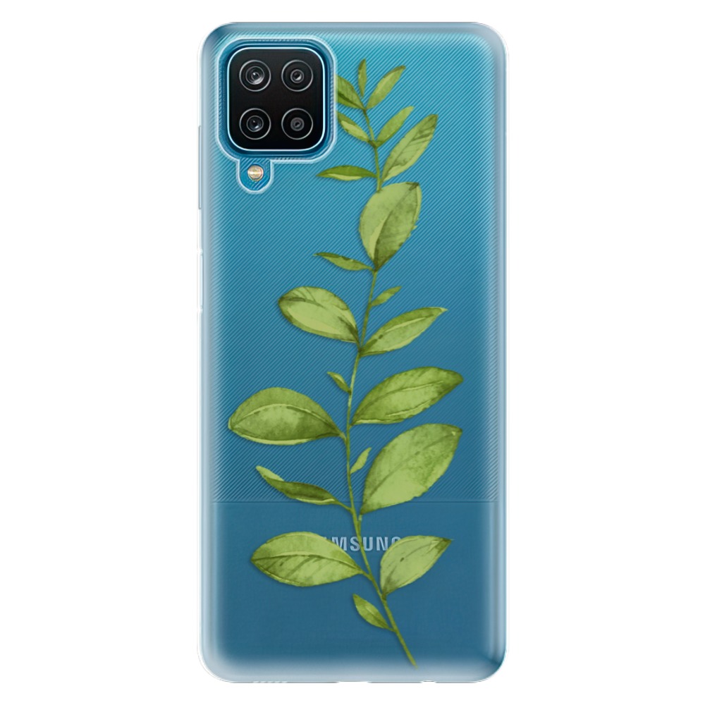Odolné silikónové puzdro iSaprio - Green Plant 01 - Samsung Galaxy A12
