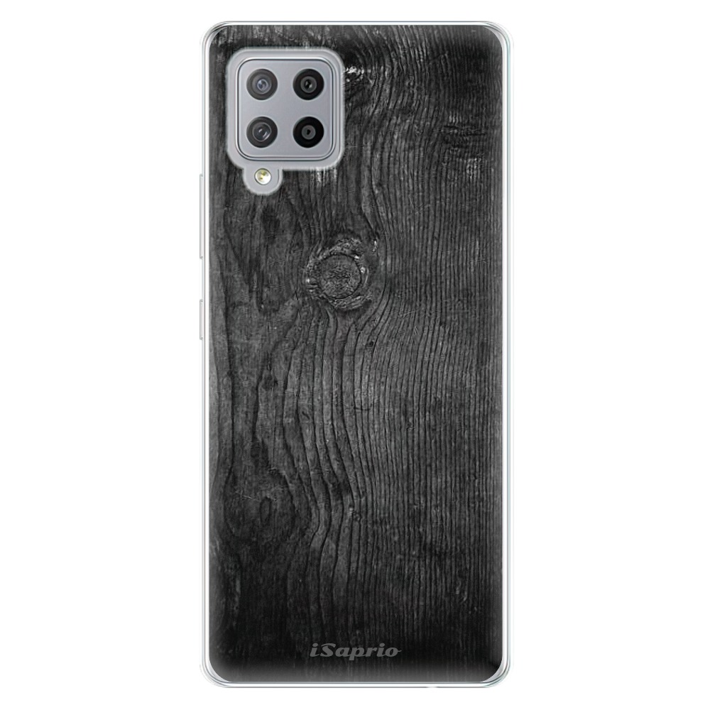Odolné silikónové puzdro iSaprio - Black Wood 13 - Samsung Galaxy A42