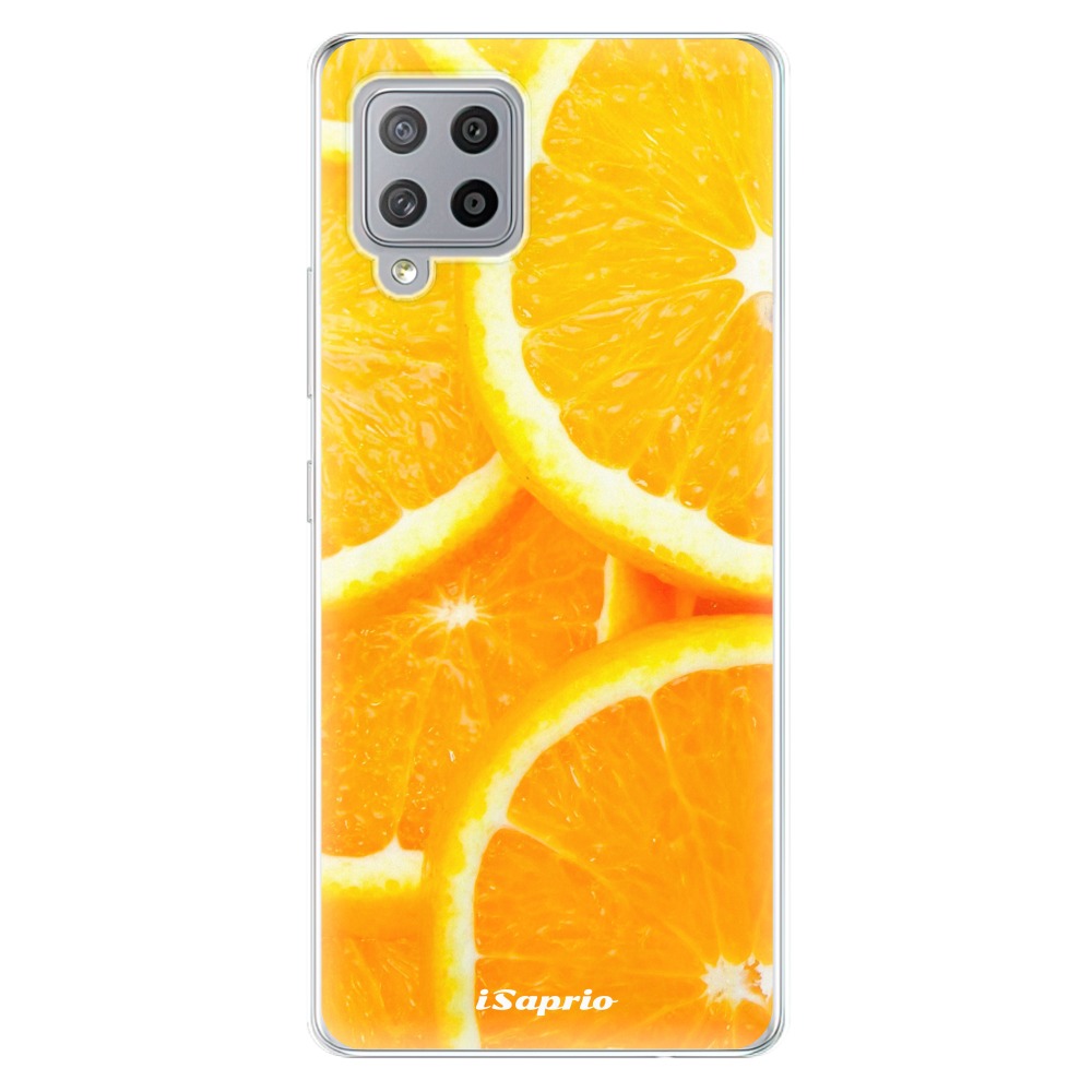 Odolné silikónové puzdro iSaprio - Orange 10 - Samsung Galaxy A42