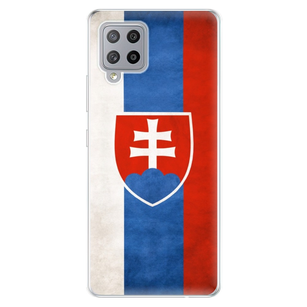 Odolné silikónové puzdro iSaprio - Slovakia Flag - Samsung Galaxy A42