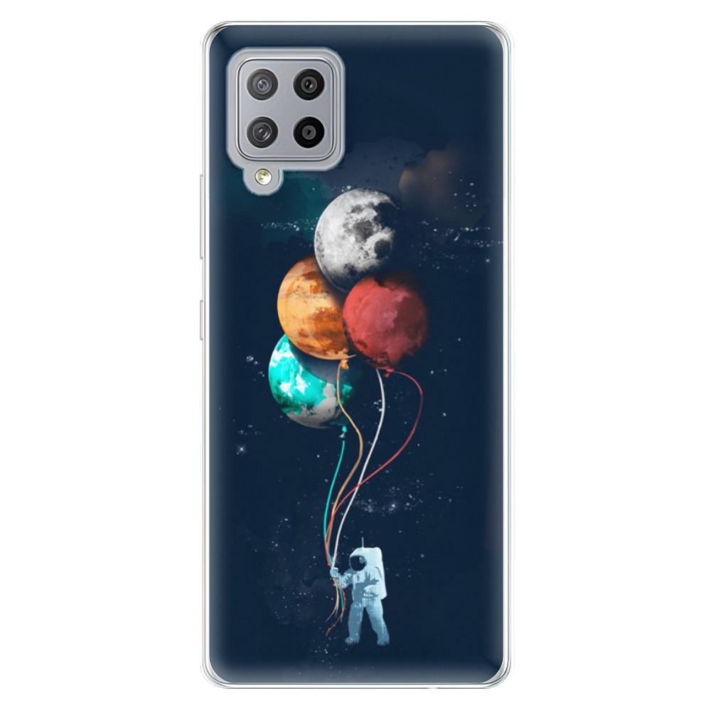 Odolné silikónové puzdro iSaprio - Balloons 02 - Samsung Galaxy A42