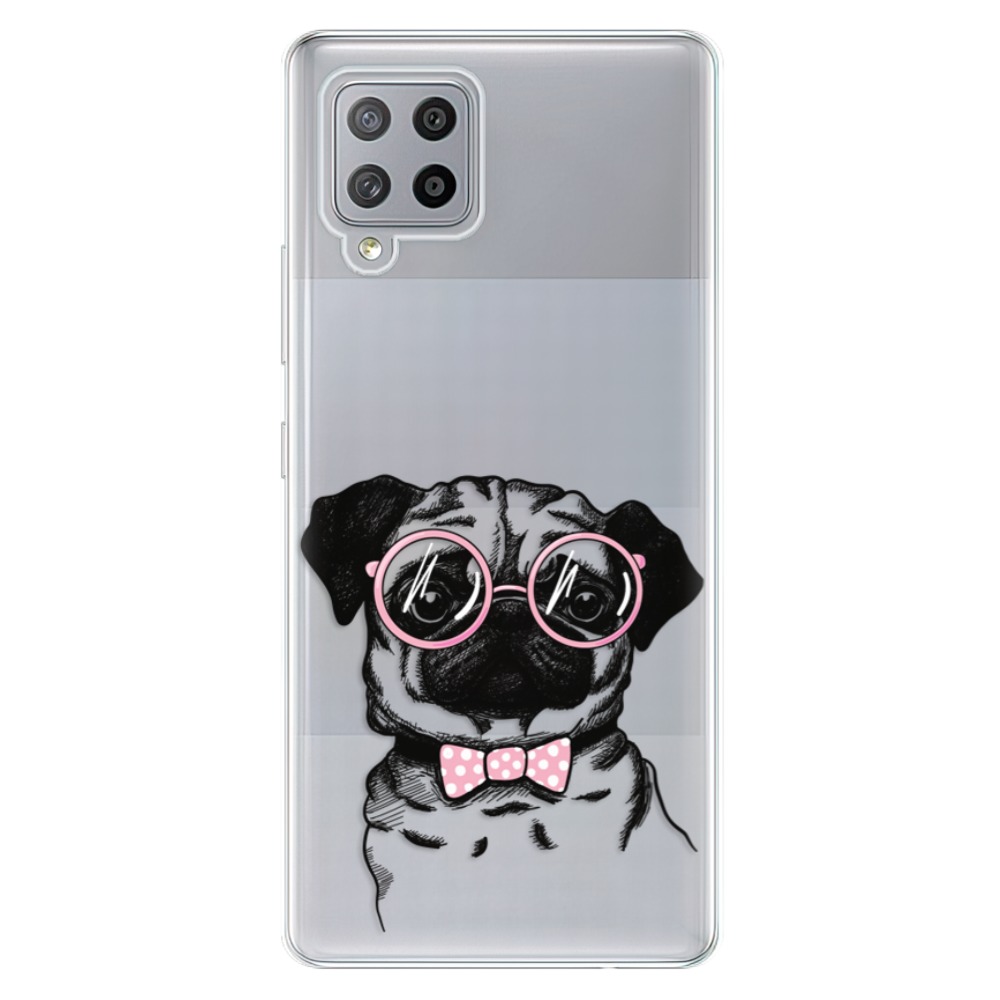 Odolné silikónové puzdro iSaprio - The Pug - Samsung Galaxy A42