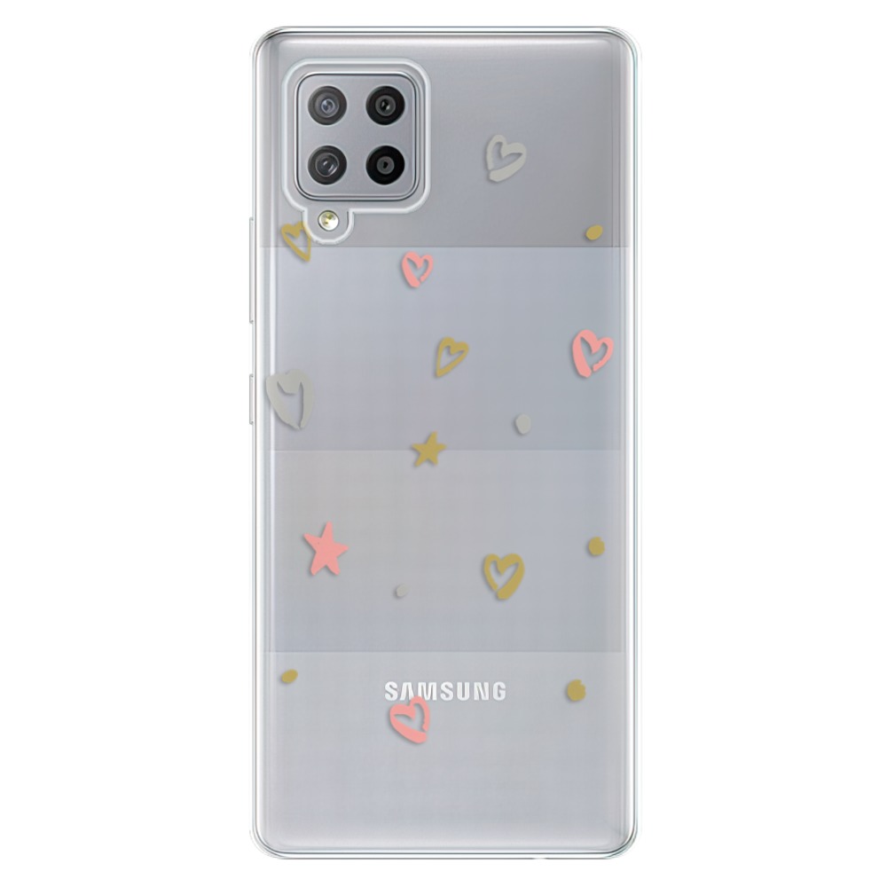 Odolné silikónové puzdro iSaprio - Lovely Pattern - Samsung Galaxy A42