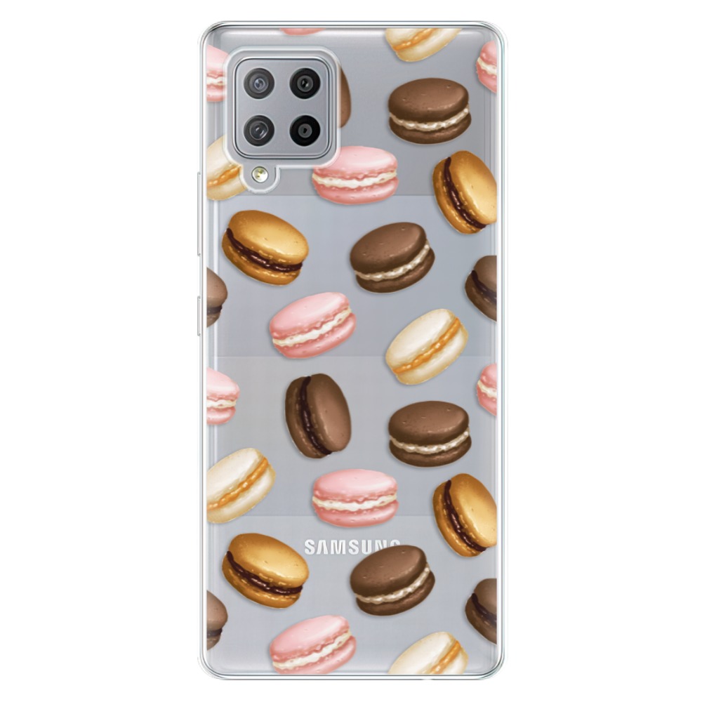 Odolné silikónové puzdro iSaprio - Macaron Pattern - Samsung Galaxy A42