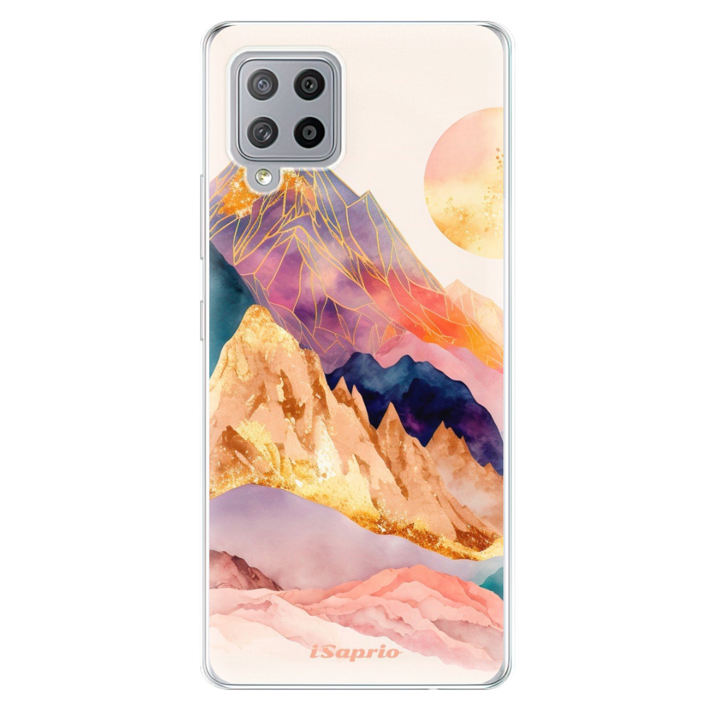 Odolné silikónové puzdro iSaprio - Abstract Mountains - Samsung Galaxy A42