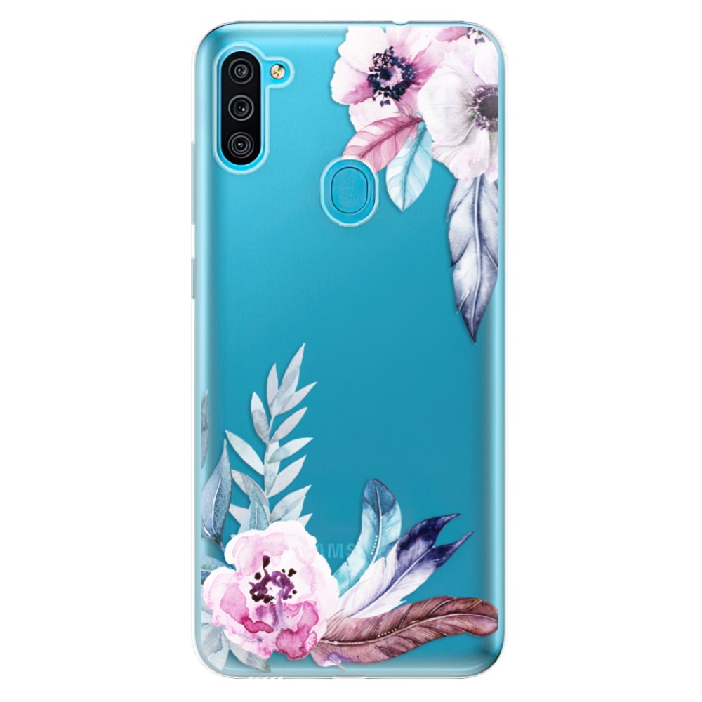 Odolné silikónové puzdro iSaprio - Flower Pattern 04 - Samsung Galaxy M11