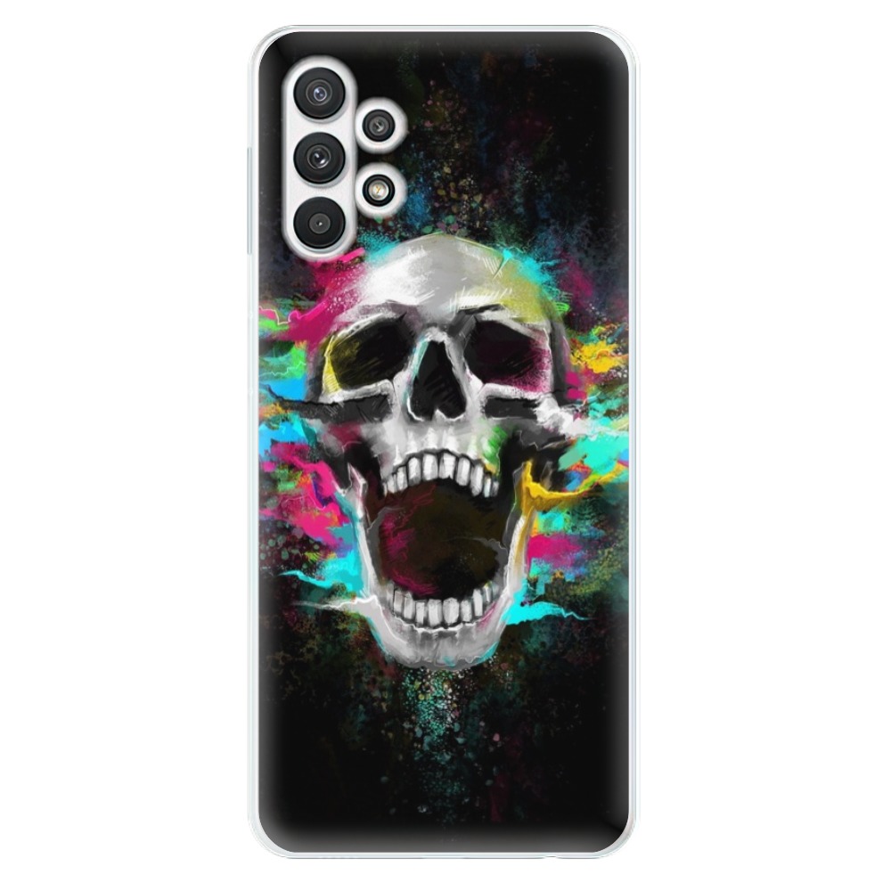 Odolné silikónové puzdro iSaprio - Skull in Colors - Samsung Galaxy A32 5G