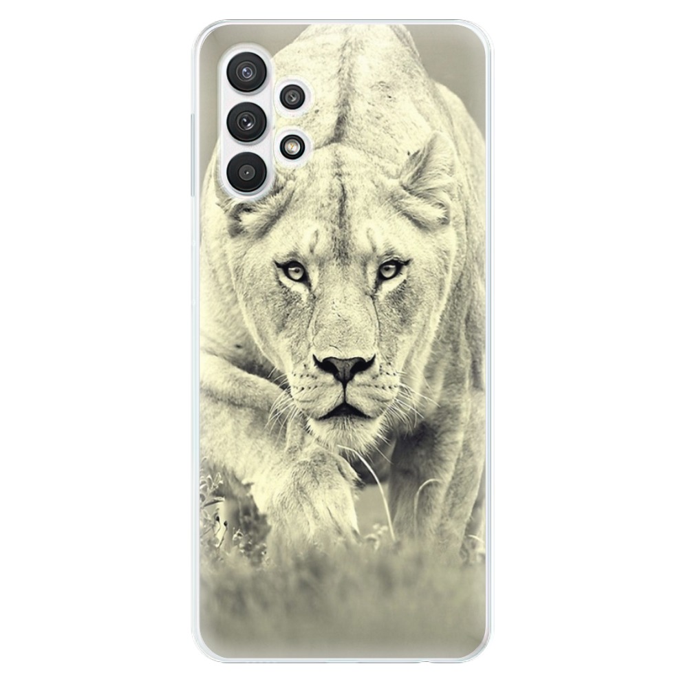 Odolné silikónové puzdro iSaprio - Lioness 01 - Samsung Galaxy A32 5G