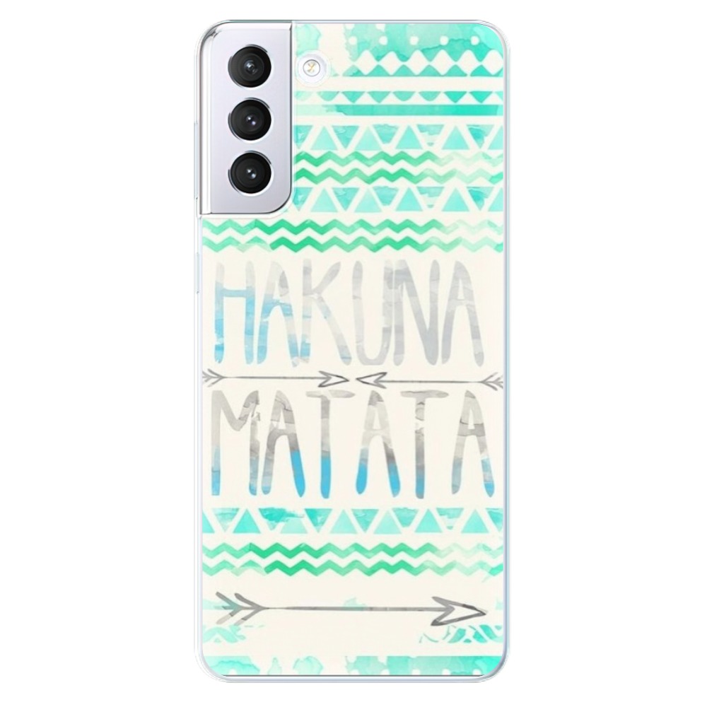 Odolné silikónové puzdro iSaprio - Hakuna Matata Green - Samsung Galaxy S21+