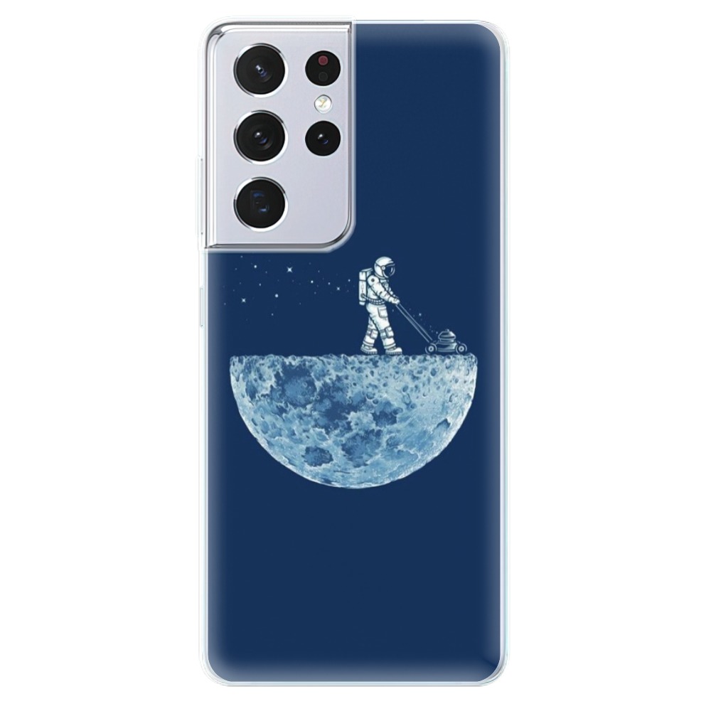 Odolné silikónové puzdro iSaprio - Moon 01 - Samsung Galaxy S21 Ultra