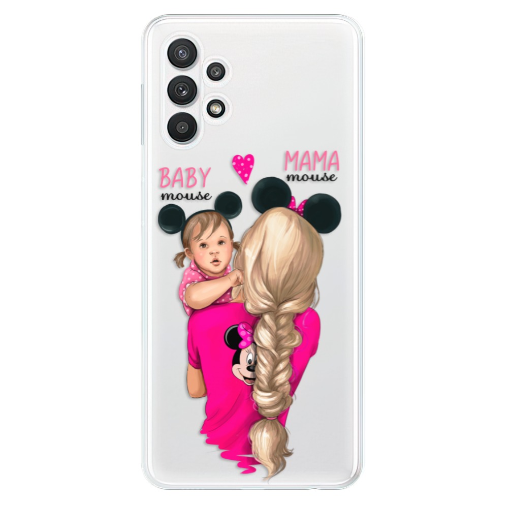 Odolné silikónové puzdro iSaprio - Mama Mouse Blond and Girl - Samsung Galaxy A32