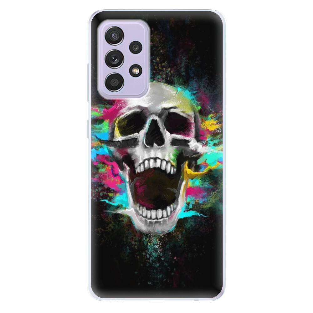 Odolné silikónové puzdro iSaprio - Skull in Colors - Samsung Galaxy A52/A52 5G