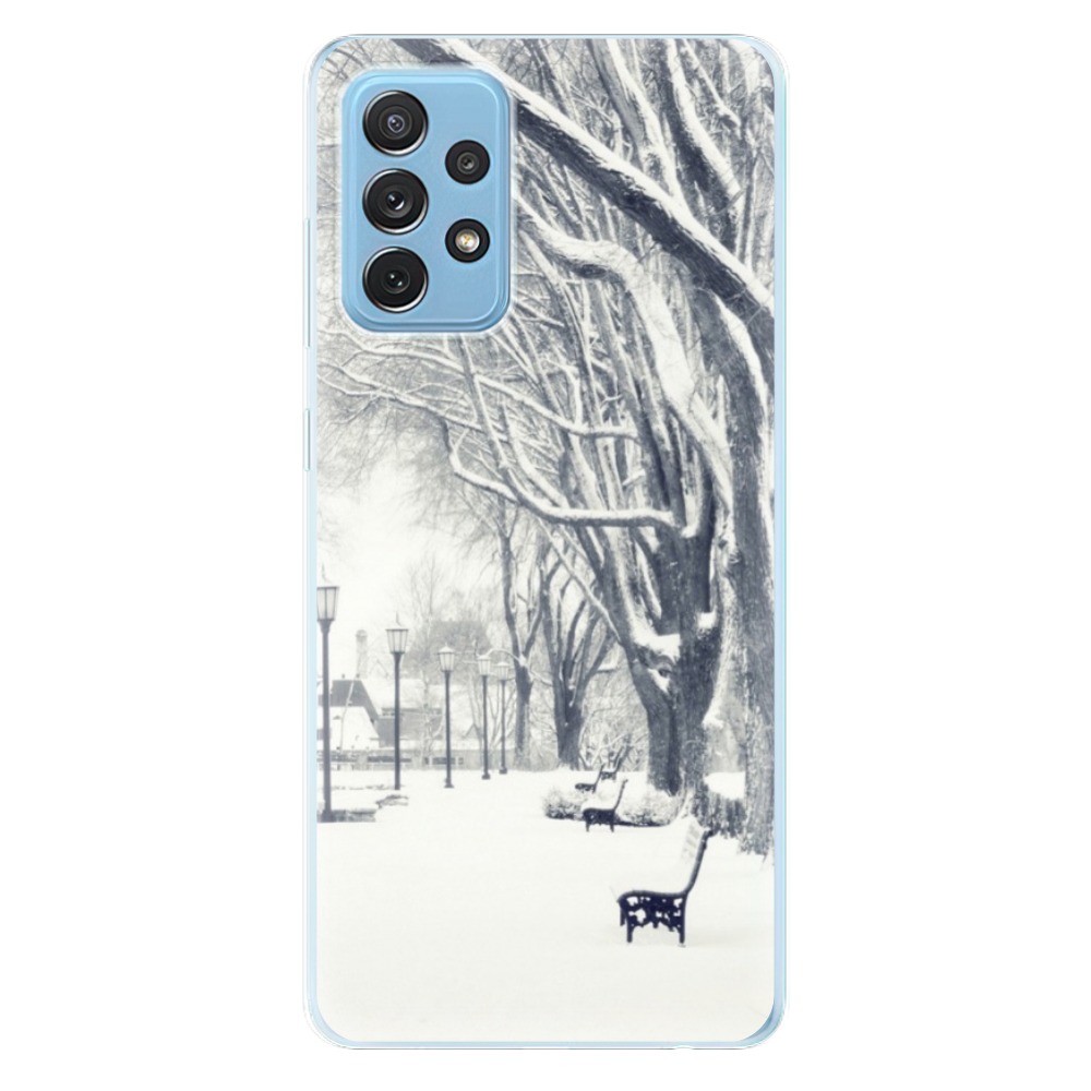 Odolné silikónové puzdro iSaprio - Snow Park - Samsung Galaxy A72