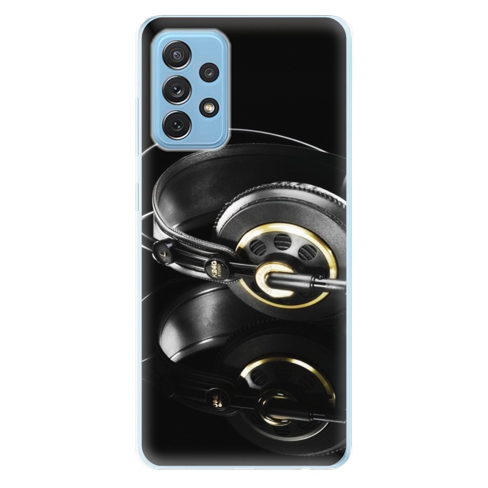 Odolné silikónové puzdro iSaprio - Headphones 02 - Samsung Galaxy A72