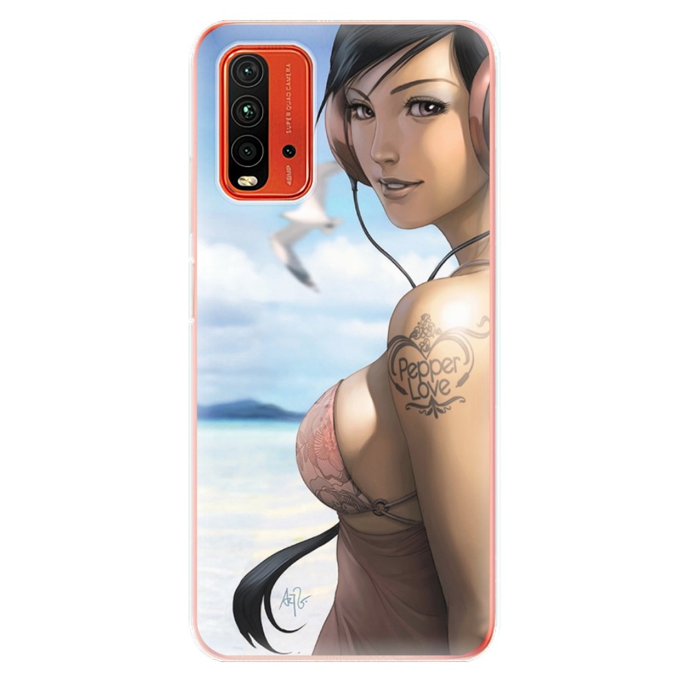 Odolné silikónové puzdro iSaprio - Girl 02 - Xiaomi Redmi 9T