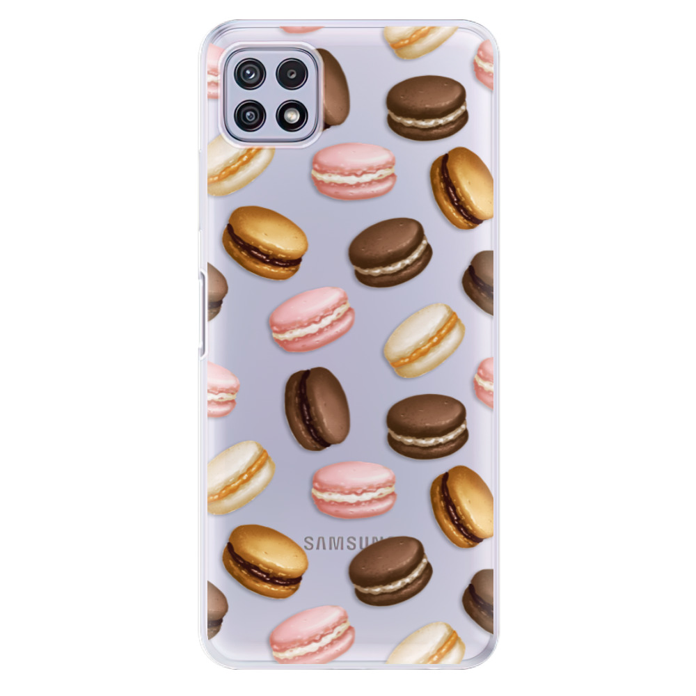 Odolné silikónové puzdro iSaprio - Macaron Pattern - Samsung Galaxy A22 5G