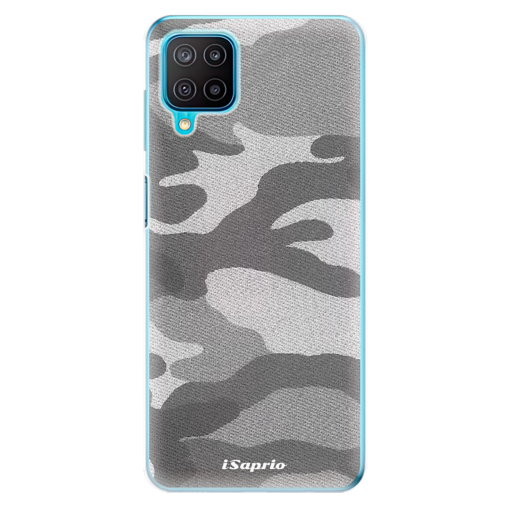 Odolné silikónové puzdro iSaprio - Gray Camuflage 02 - Samsung Galaxy M12