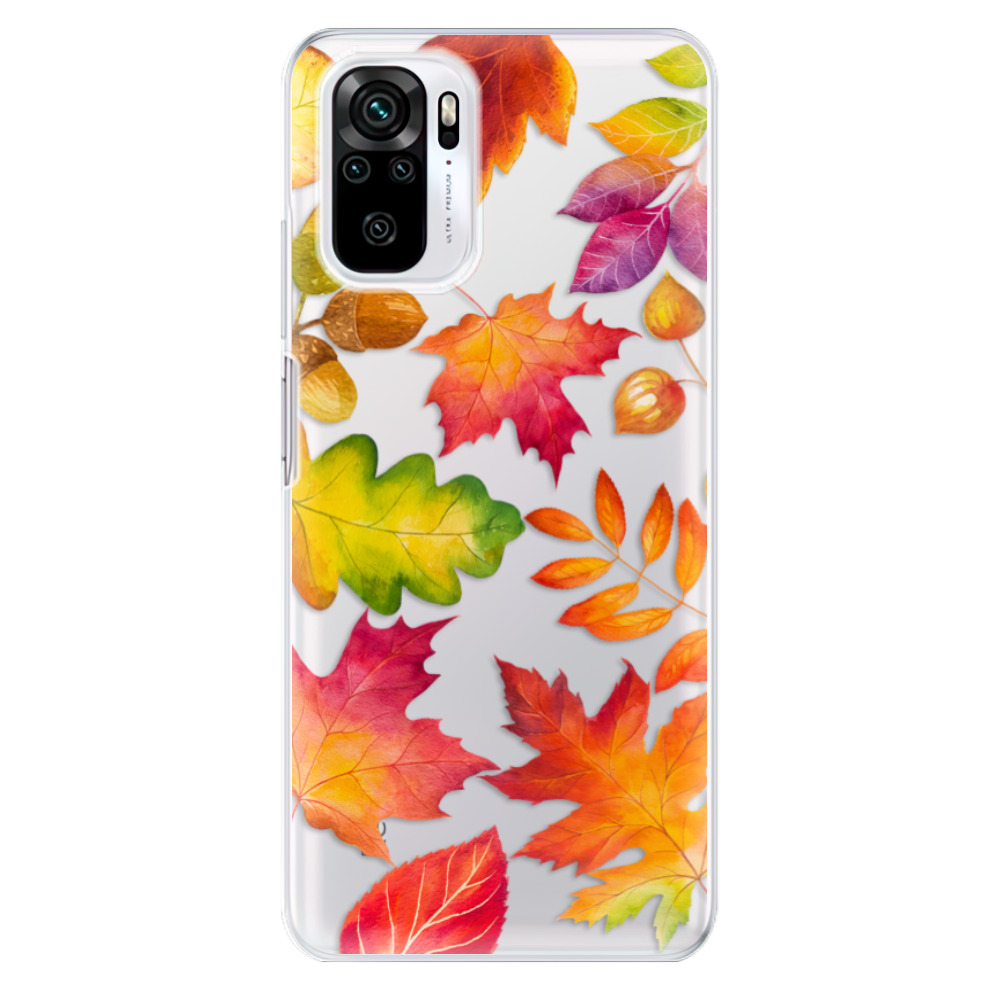 Odolné silikónové puzdro iSaprio - Autumn Leaves 01 - Xiaomi Redmi Note 10 / Note 10S