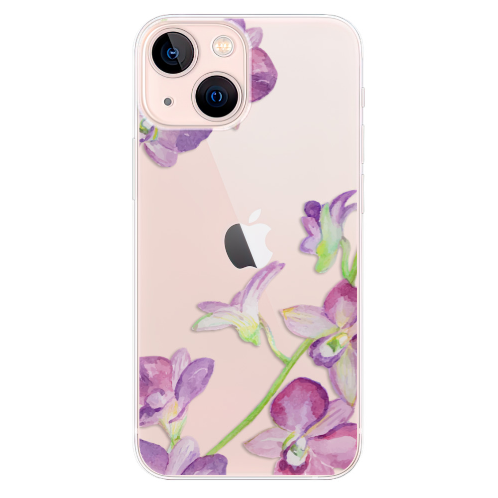 Odolné silikónové puzdro iSaprio - Purple Orchid - iPhone 13 mini