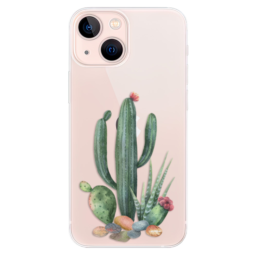 Odolné silikónové puzdro iSaprio - Cacti 02 - iPhone 13 mini