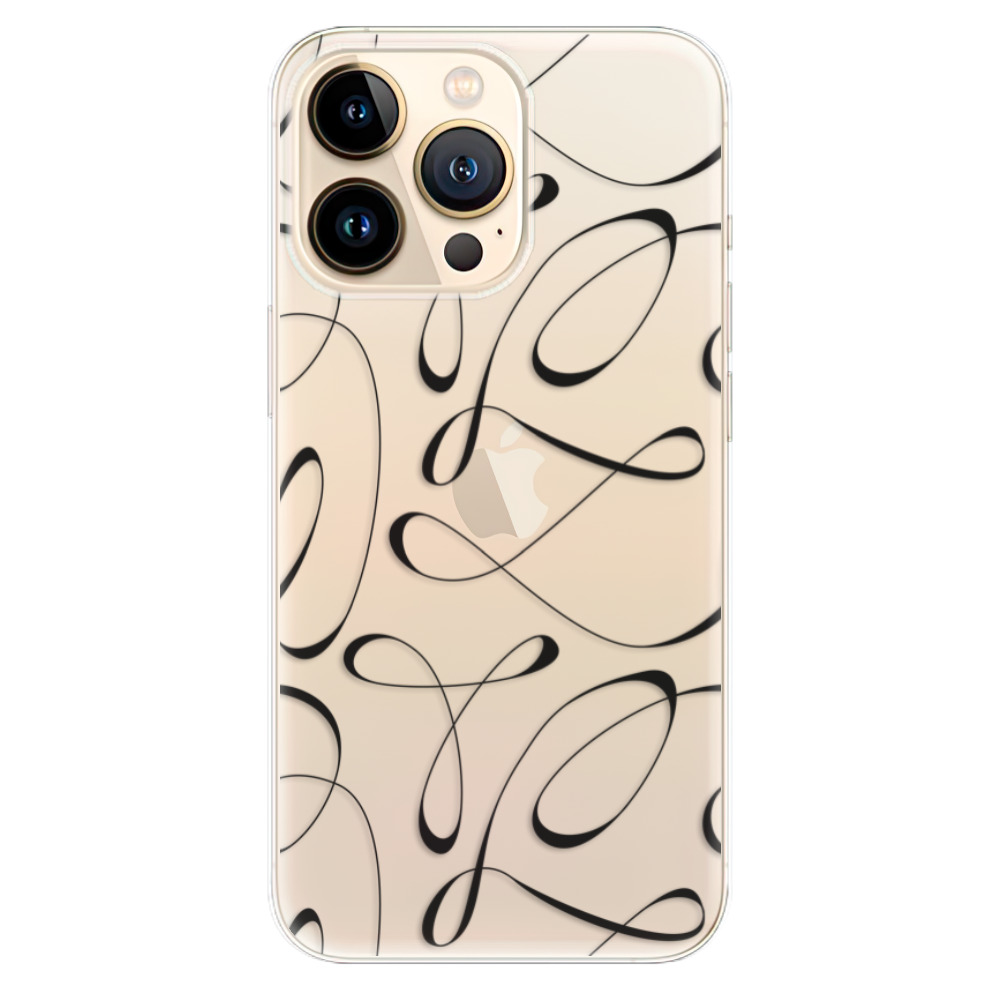 Odolné silikónové puzdro iSaprio - Fancy - black - iPhone 13 Pro
