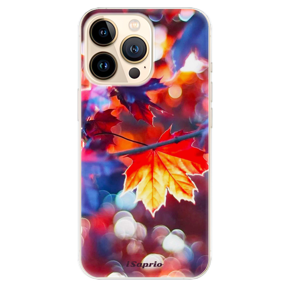 Odolné silikónové puzdro iSaprio - Autumn Leaves 02 - iPhone 13 Pro Max