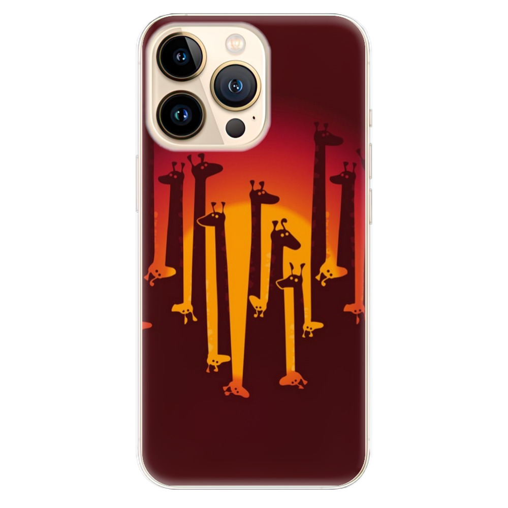 Odolné silikónové puzdro iSaprio - Giraffe 01 - iPhone 13 Pro Max