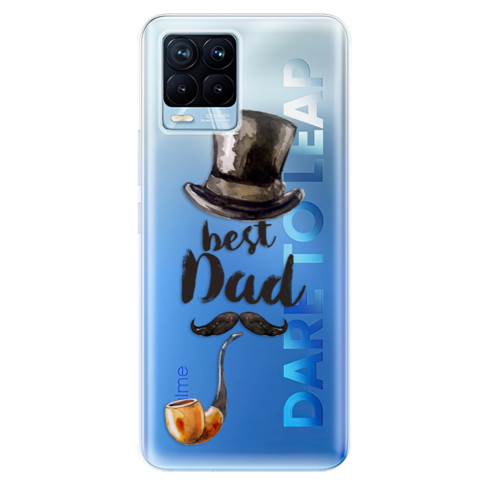 Odolné silikónové puzdro iSaprio - Best Dad - Realme 8 / 8 Pro