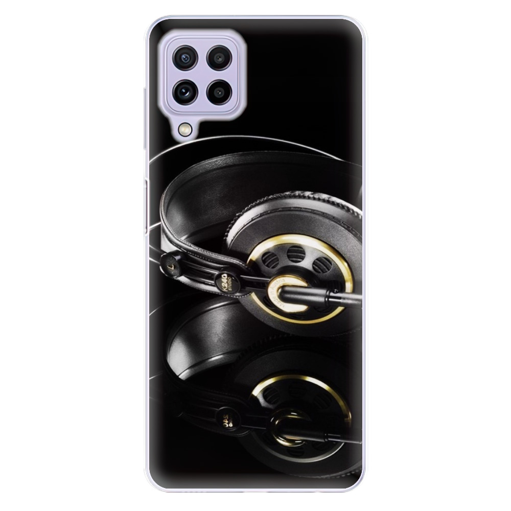Odolné silikónové puzdro iSaprio - Headphones 02 - Samsung Galaxy A22