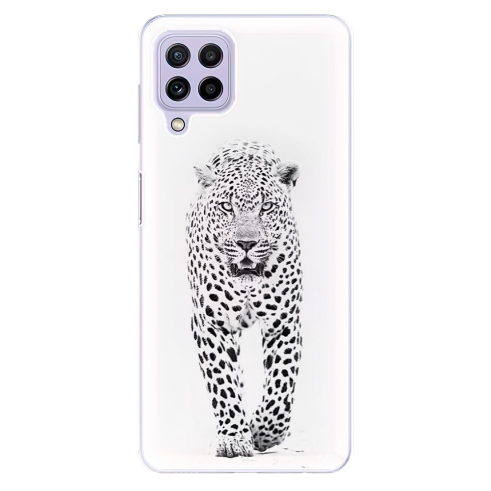 Odolné silikónové puzdro iSaprio - White Jaguar - Samsung Galaxy A22