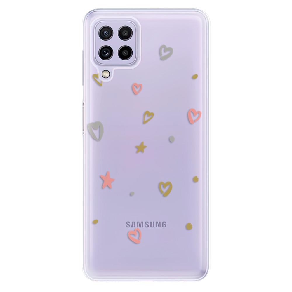 Odolné silikónové puzdro iSaprio - Lovely Pattern - Samsung Galaxy A22