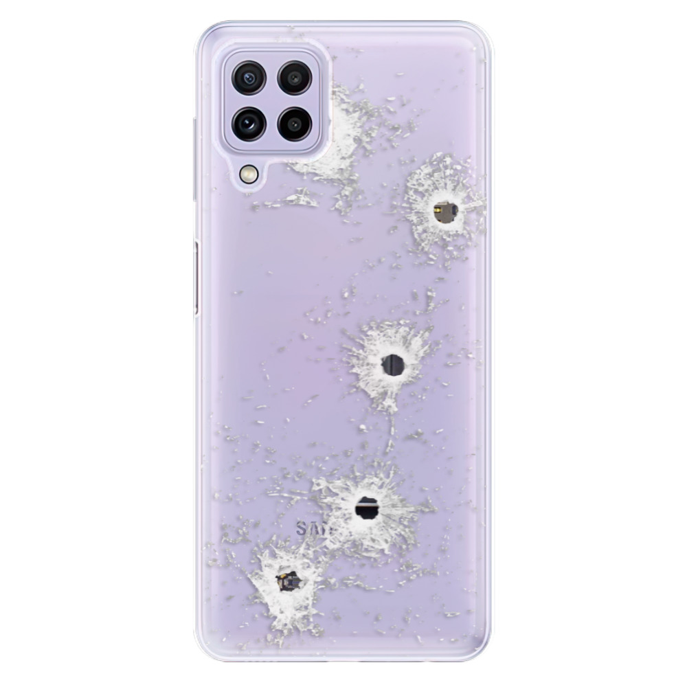 Odolné silikónové puzdro iSaprio - Gunshots - Samsung Galaxy A22