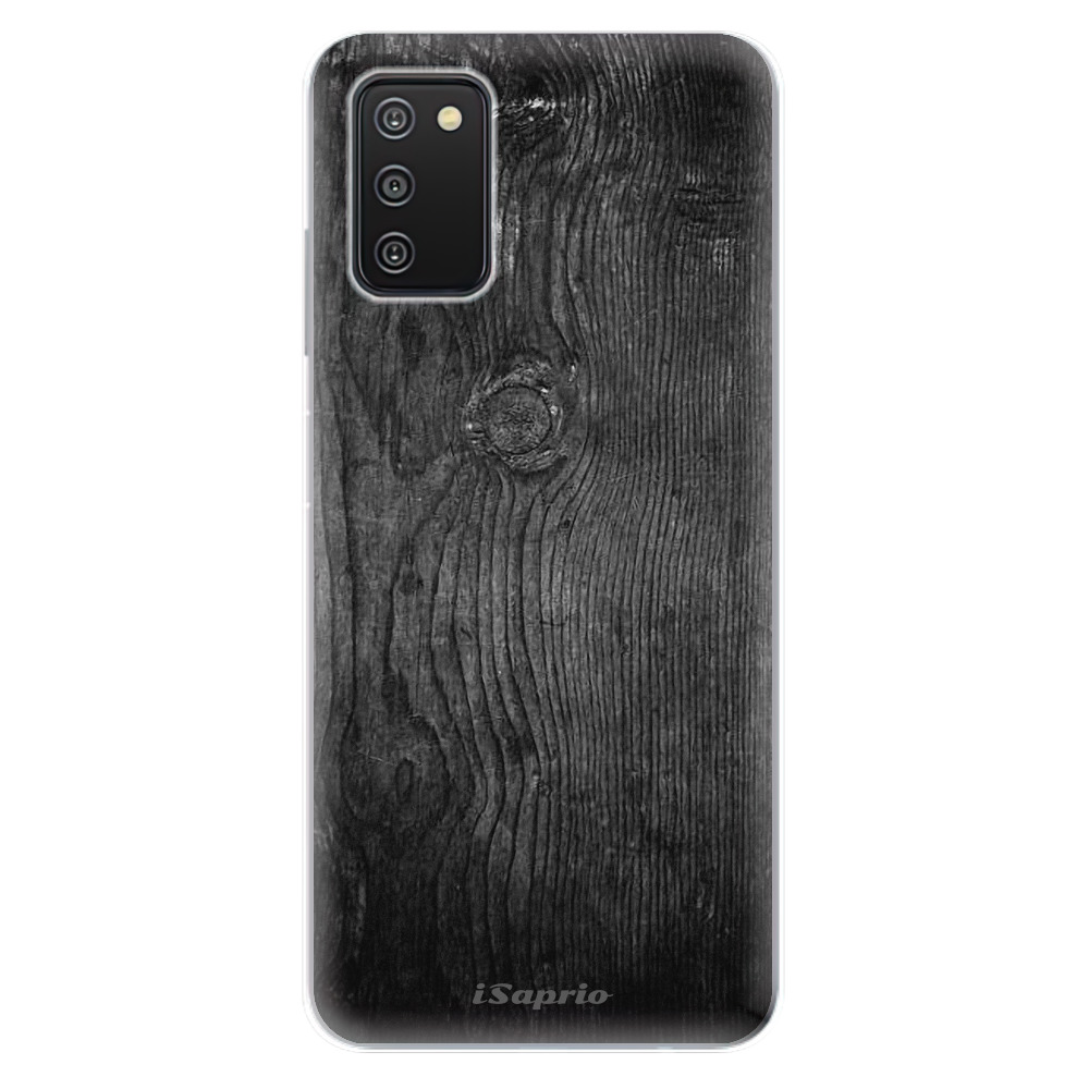 Odolné silikónové puzdro iSaprio - Black Wood 13 - Samsung Galaxy A03s