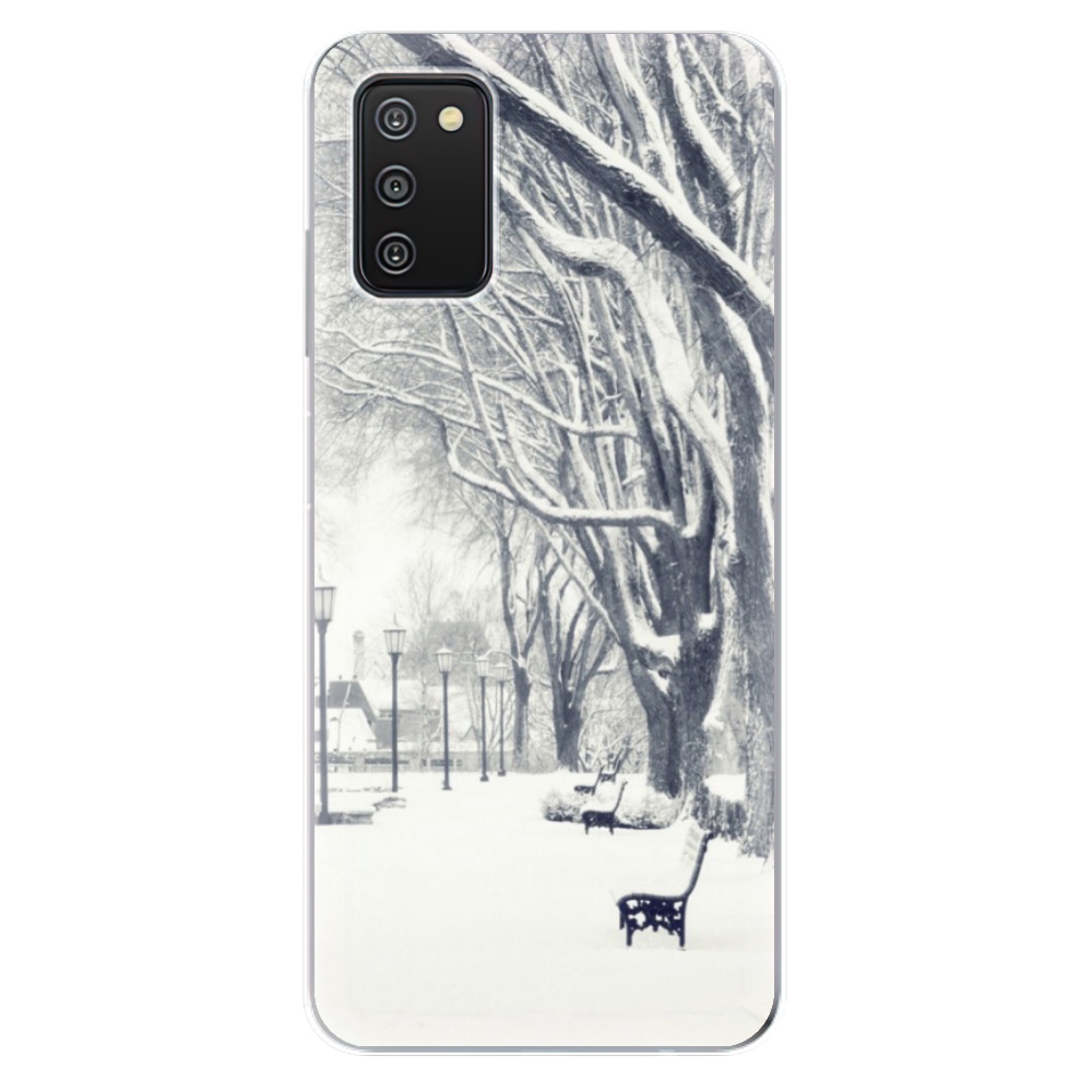 Odolné silikónové puzdro iSaprio - Snow Park - Samsung Galaxy A03s