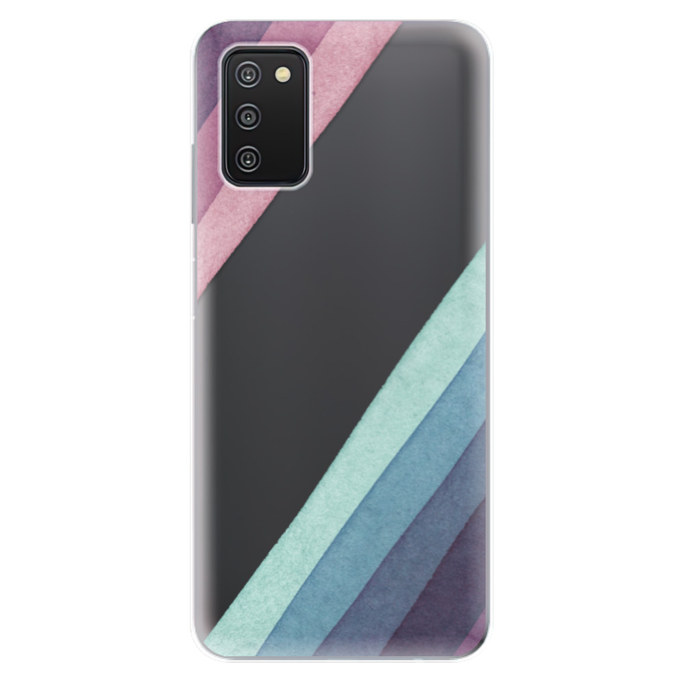 Odolné silikónové puzdro iSaprio - Glitter Stripes 01 - Samsung Galaxy A03s