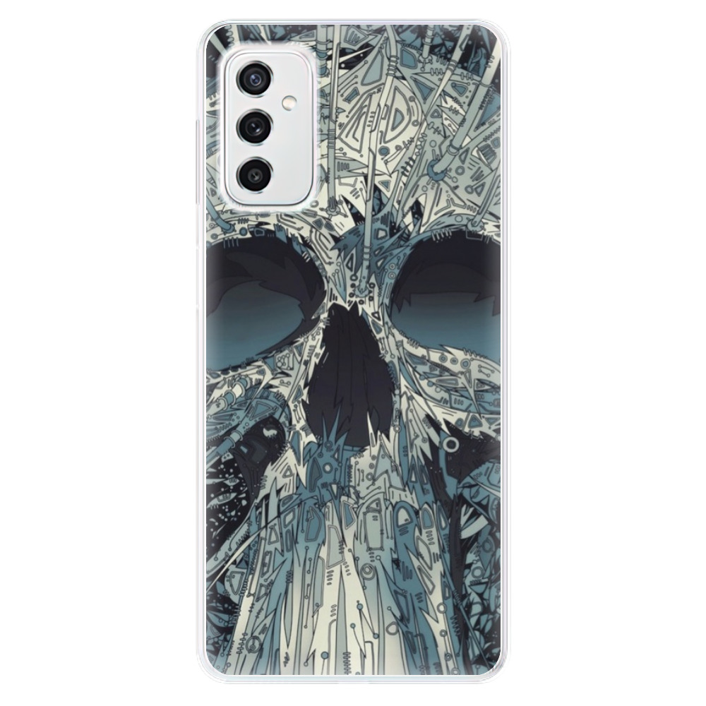 Odolné silikónové puzdro iSaprio - Abstract Skull - Samsung Galaxy M52 5G