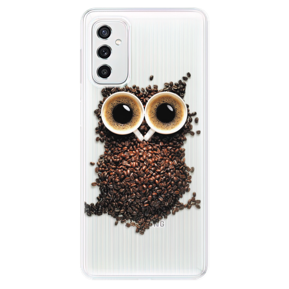 Odolné silikónové puzdro iSaprio - Owl And Coffee - Samsung Galaxy M52 5G