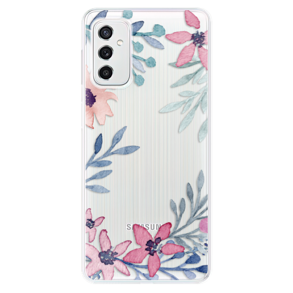 Odolné silikónové puzdro iSaprio - Leaves and Flowers - Samsung Galaxy M52 5G