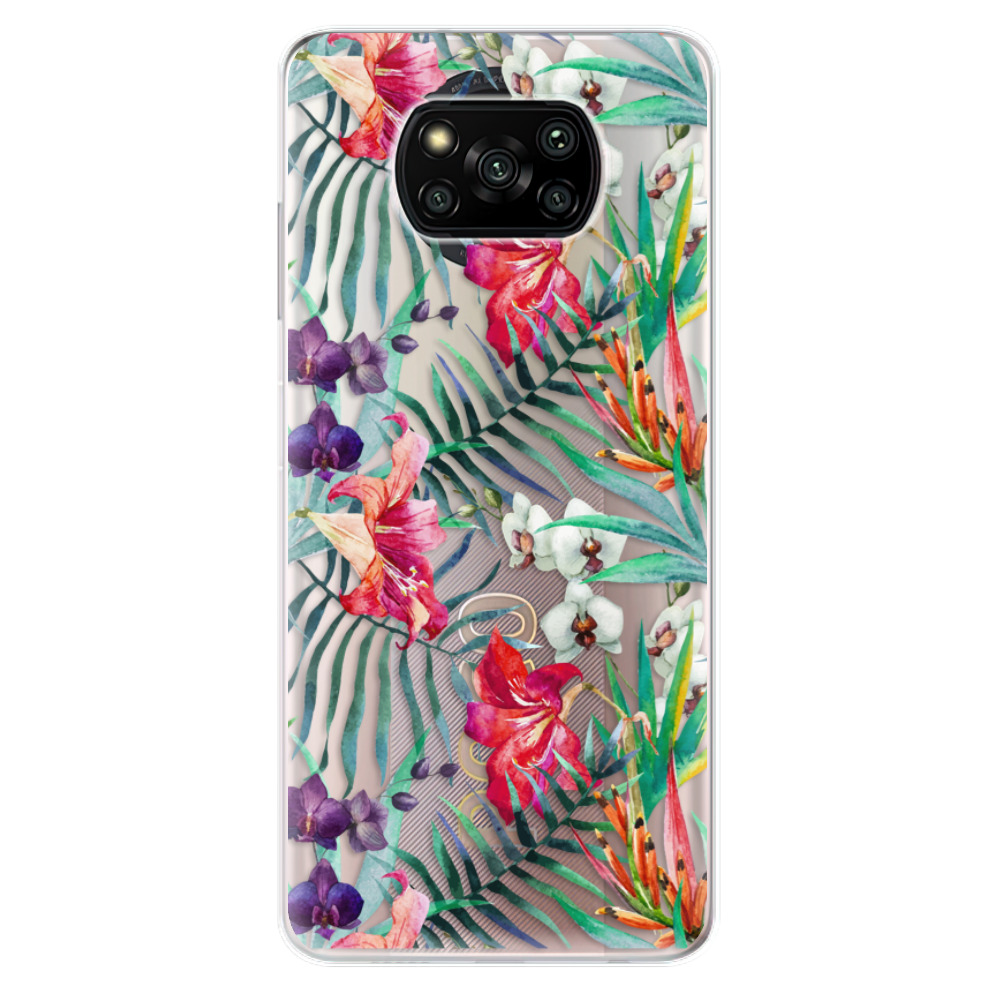 Odolné silikónové puzdro iSaprio - Flower Pattern 03 - Xiaomi Poco X3 Pro / X3 NFC